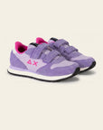 GIRL ALLY SOLID NYLON BABY - Purple — נעלי ילדים