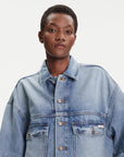LV047C730G X0N DENIM JACKET RAINY BLUE