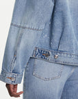 LV047C730G X0N DENIM JACKET RAINY BLUE