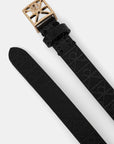 CK LV04F7048G 2QU EMBLEM BUCKLE AOP 15MM BELT