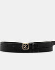 CK LV04F7048G 2QU EMBLEM BUCKLE AOP 15MM BELT