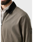 LV04RG400G PAY LS MATTY CANVAS CONTRAST COLLAR