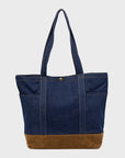60856115 Suede Denim Tote NY Yankees - NVY