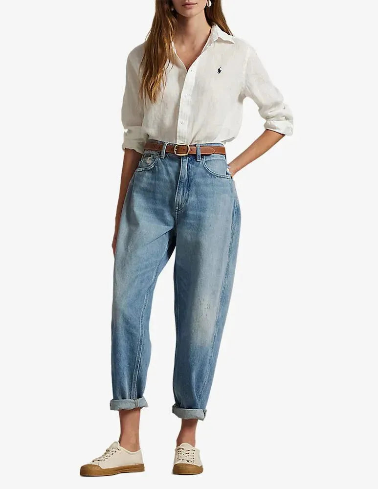 CLASSIC-LONG SLEEVE-BUTTON FRONT SHIRT 211970730 001 - xtazy fashion