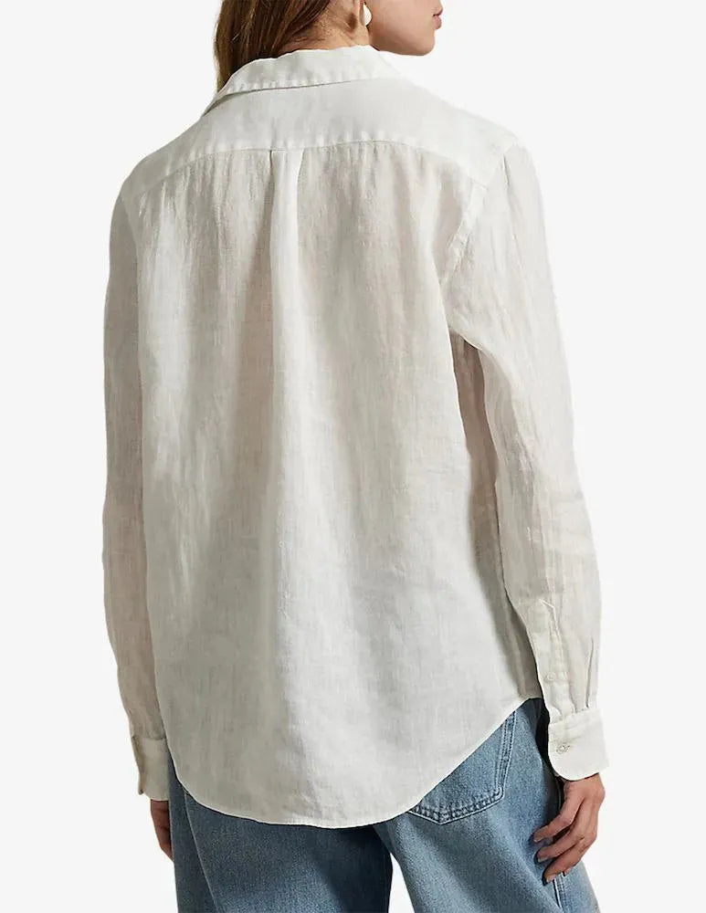 CLASSIC-LONG SLEEVE-BUTTON FRONT SHIRT 211970730 001 - xtazy fashion