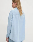 OVERSIZED LS DENIM SHIRT J20J225010 1AA - xtazy fashion