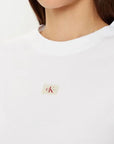 WOVEN LABEL REGULAR JERSEY TEE J20J225084 YAF - xtazy fashion