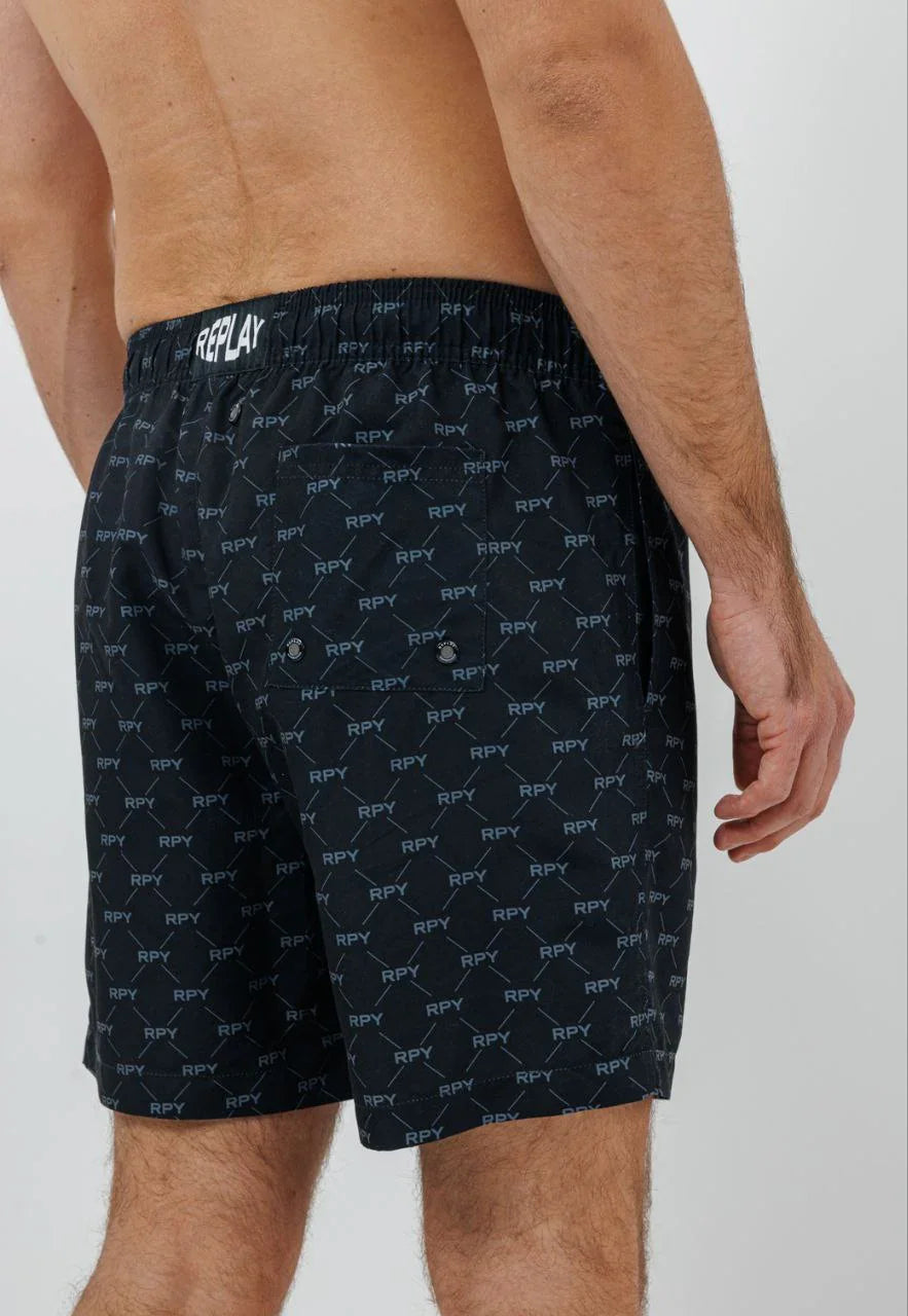 MENS POLY SHORT SWIMWEAR 25267800 BLACK 99