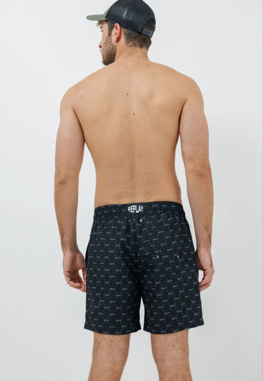 MENS POLY SHORT SWIMWEAR 25267800 BLACK 99