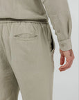 M LINEN LONG PANTS 25269811 STONE 02