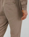 M LINEN LONG PANTS 25269811 CLAY 56
