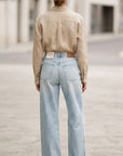 LV047G747G YLX RELAXED BARREL JEAN LAPIS SKY