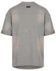 GCDS T-SHIRT MT49 GREY/BROWN