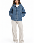 W DENIM ZIPPED JKT 27173867T MID BLUE 66