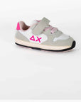 GIRL ALLY SOLID NYLON NEW BORN-BIANCO — נעלי ילדים — לבן