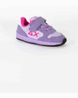 GIRL ALLY SOLID NYLON NEW BORN-LILA — נעלי ילדים — סגול