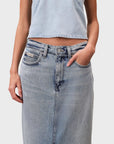 LV047C728G 0NK DENIM MAXI SKIRT SHORELINE