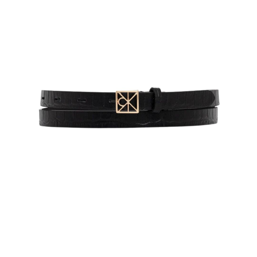 CK LV04F7053G 2QU EMBLEM CROC 15MM REV BELT