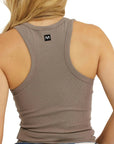 W RIB TANK TOP 25274893 BROWN 56