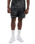 60856200 AOP Mesh Short New Era - BLK