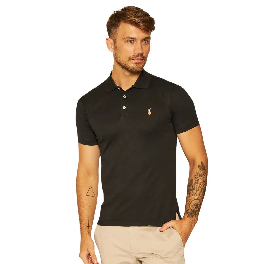חולצה פולו ראלף לורן - BLACK 710685514002