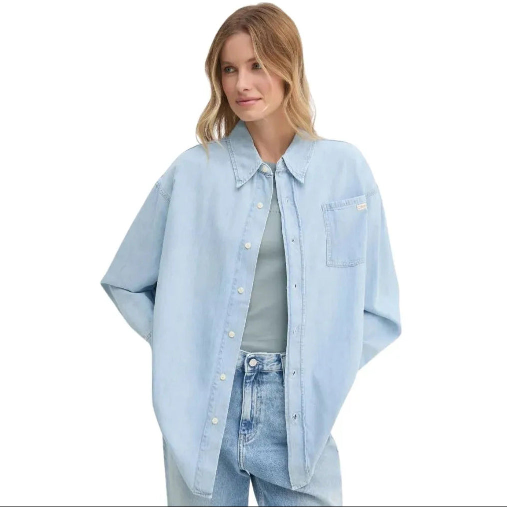 OVERSIZED LS DENIM SHIRT J20J225010 1AA