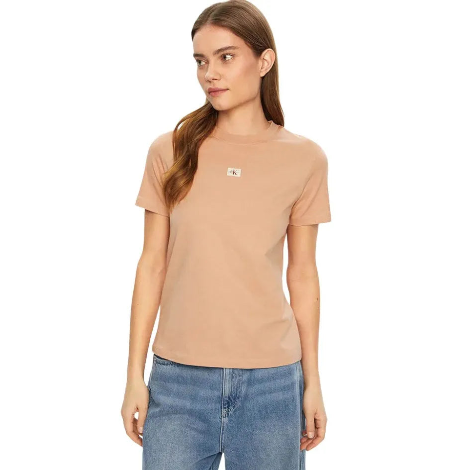 WOVEN LABEL REGULAR JERSEY TEE J20J225084 TGW