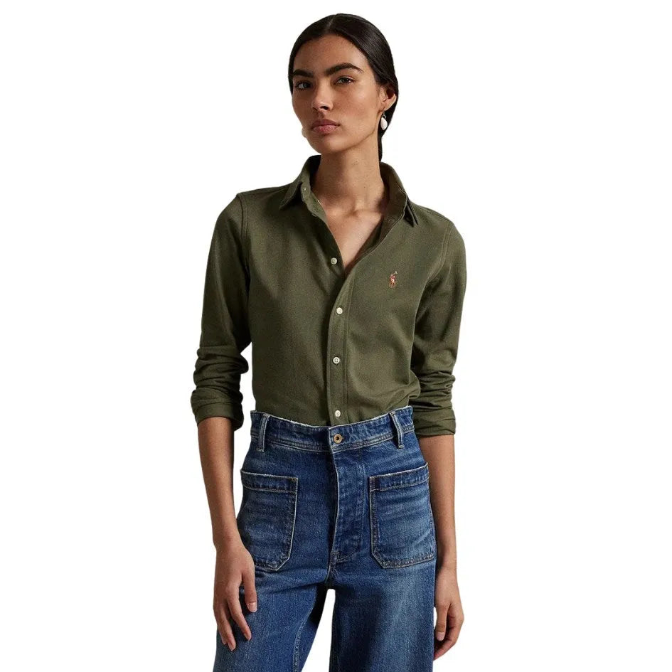 LS KNT OX ST-LONG SLEEVE-BUTTON FRONT SHIRT 211924258 014