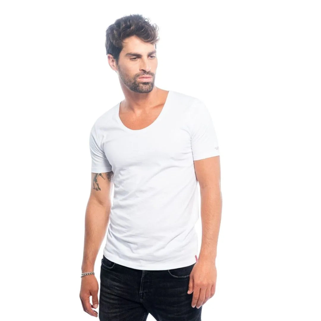 חולצת ואנזן - 0 עמוק לבן