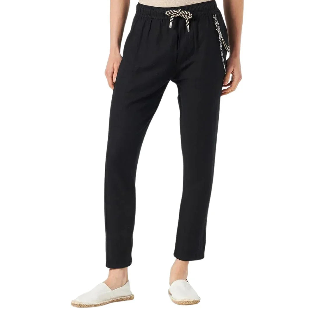 GIANNI LUPO מכנס פשתן FJ3270 BLK