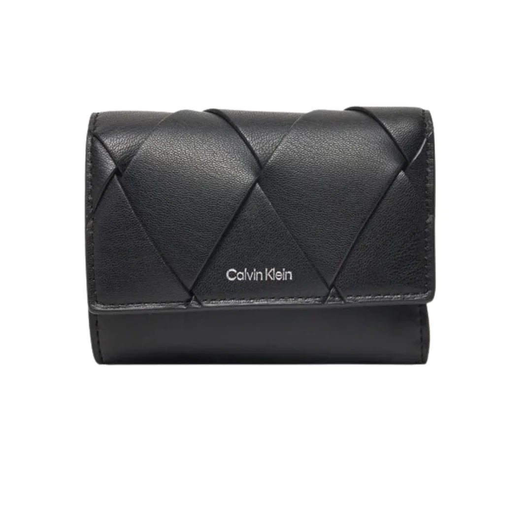 CK WOVEN SMALL TRIFOLD K60K612953 BEH