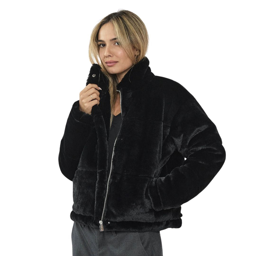 FUR JKT 26172831 BLACK 99