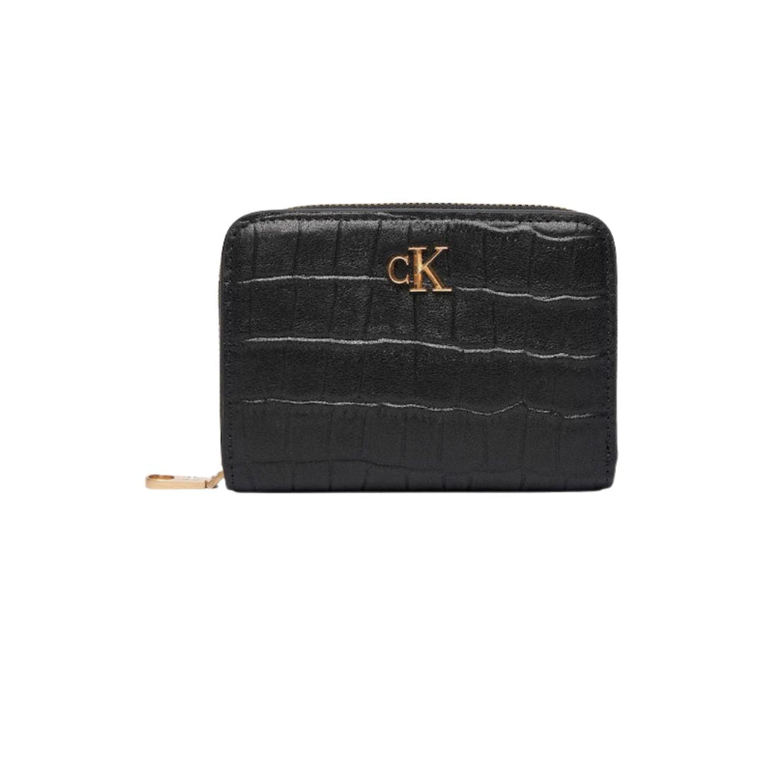 CK LV04F1095G UB1 CK CROC MEDIUM FLAP ZIP AROUND