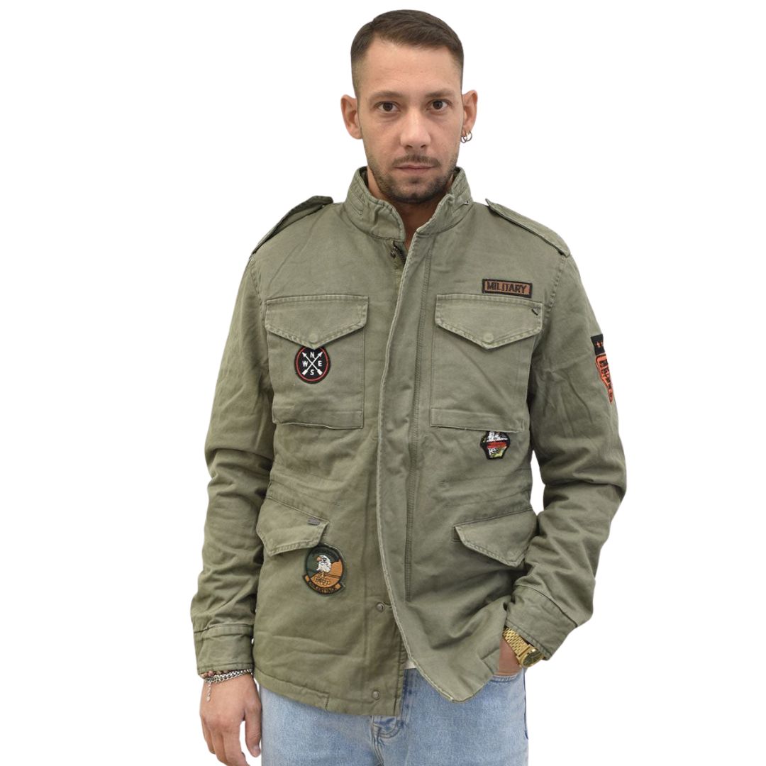 GIANNI LUPO גקט פאצים זית GL5187BD