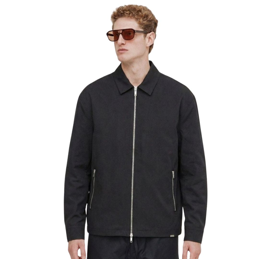 YN NYL JACKET NJBLACK BLACK