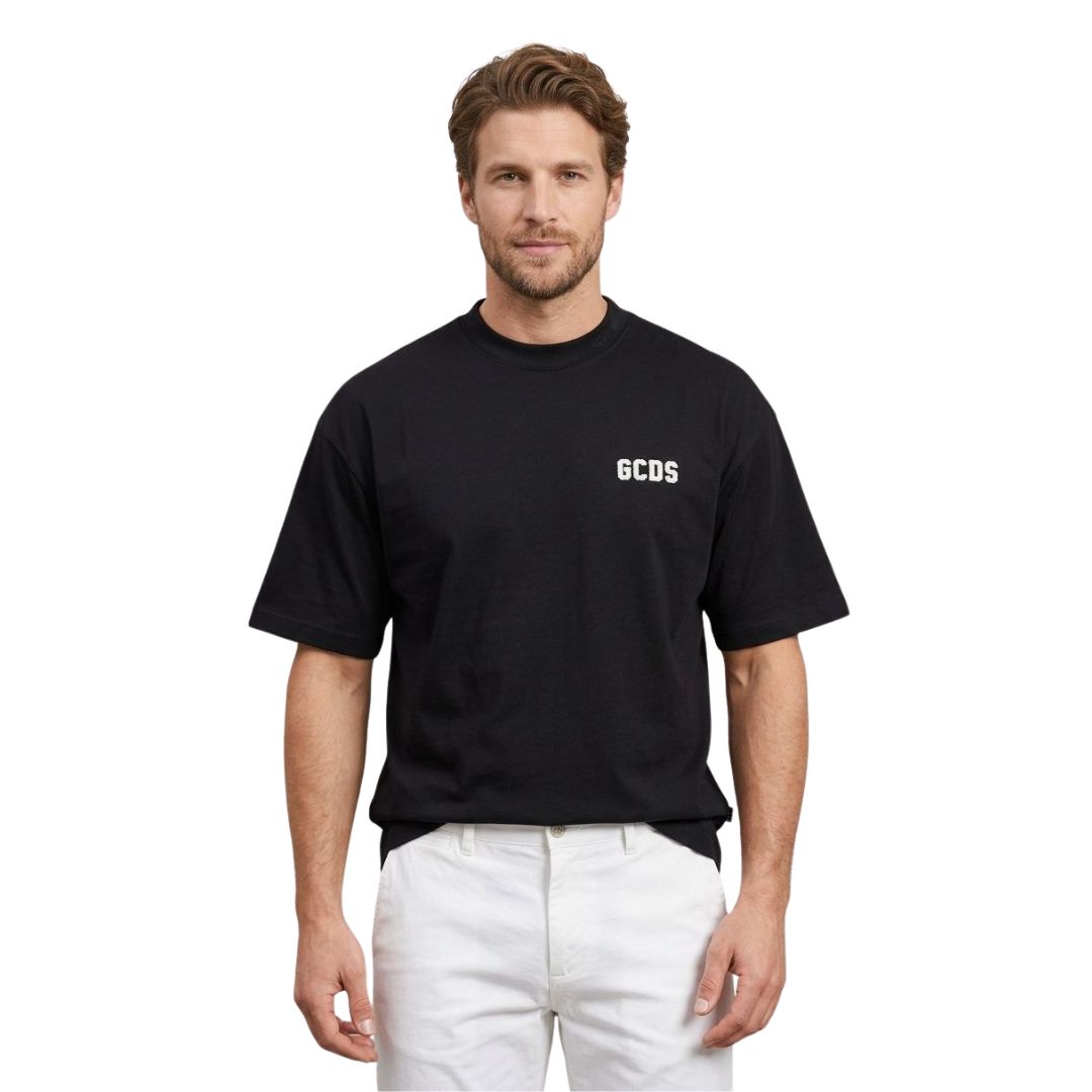 GCDS T-SHIRT MT17 BLACK