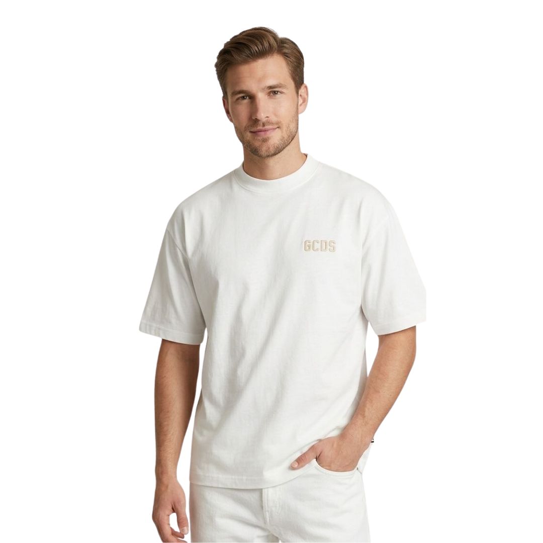 GCDS T-SHIRT MT17 OFF-WHITE