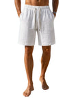 GIANNI LUPO מכנס קצר פשתן FJ3269 WHI