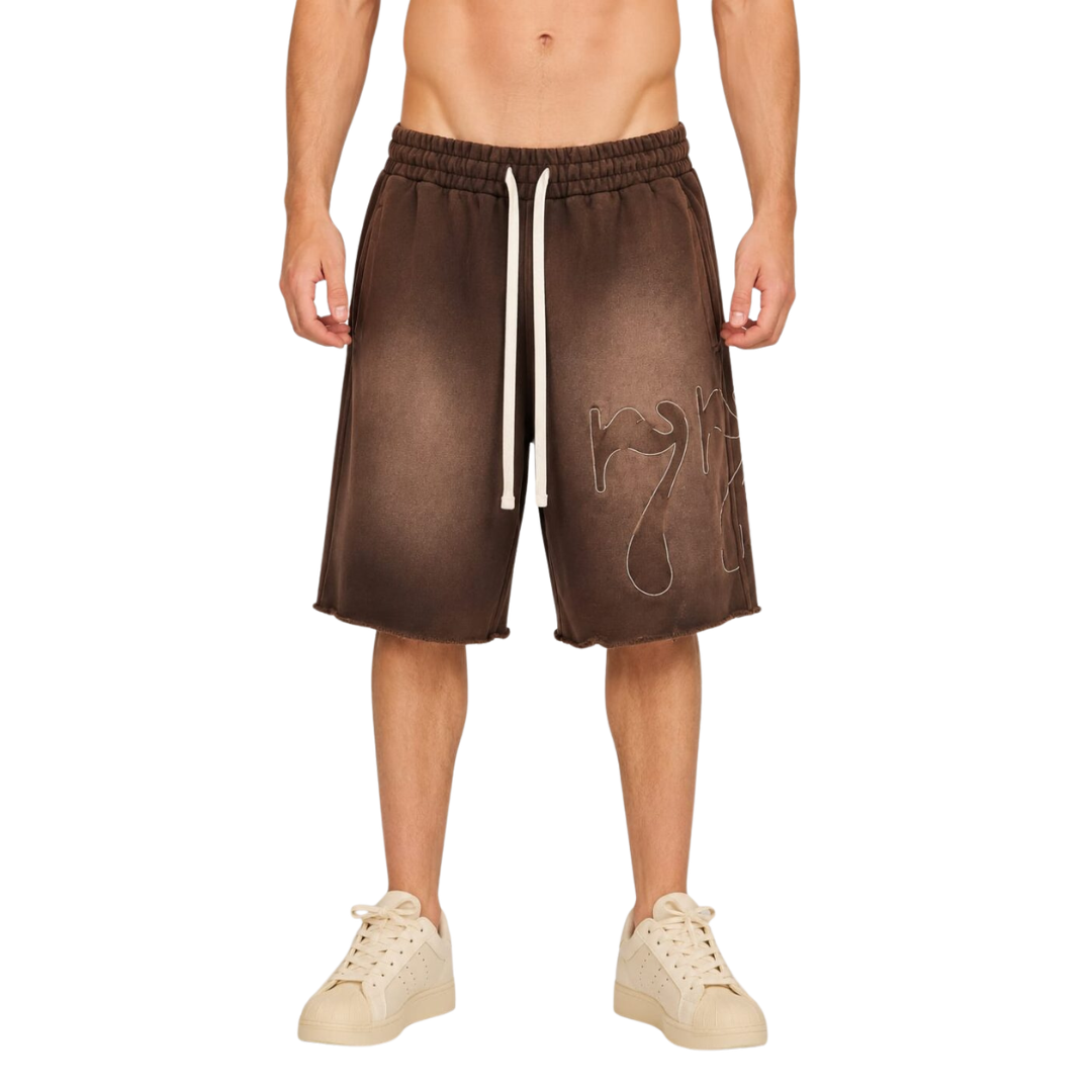 YN SHORTS SHT018 BROWN