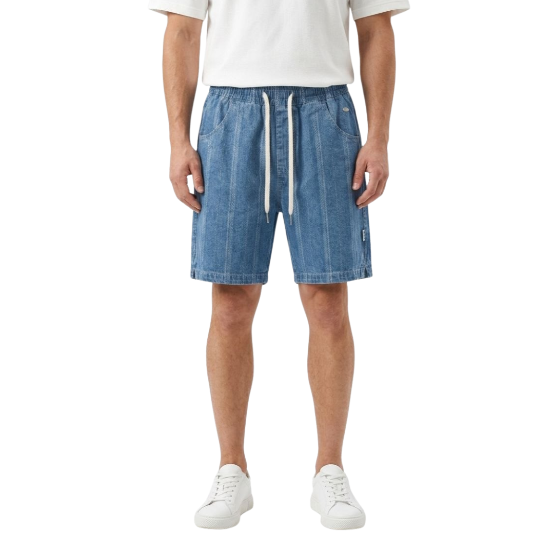 8080204BAM-65 Denim Short Pants