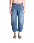 LV047G748G YRE CROPPED BARREL JEAN TINTED AIRWA