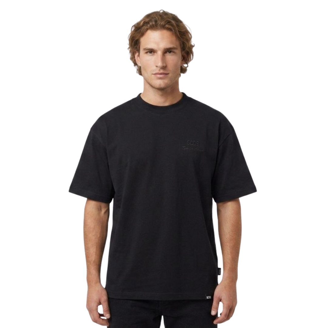 GCDS T-SHIRT MT06 BLACK