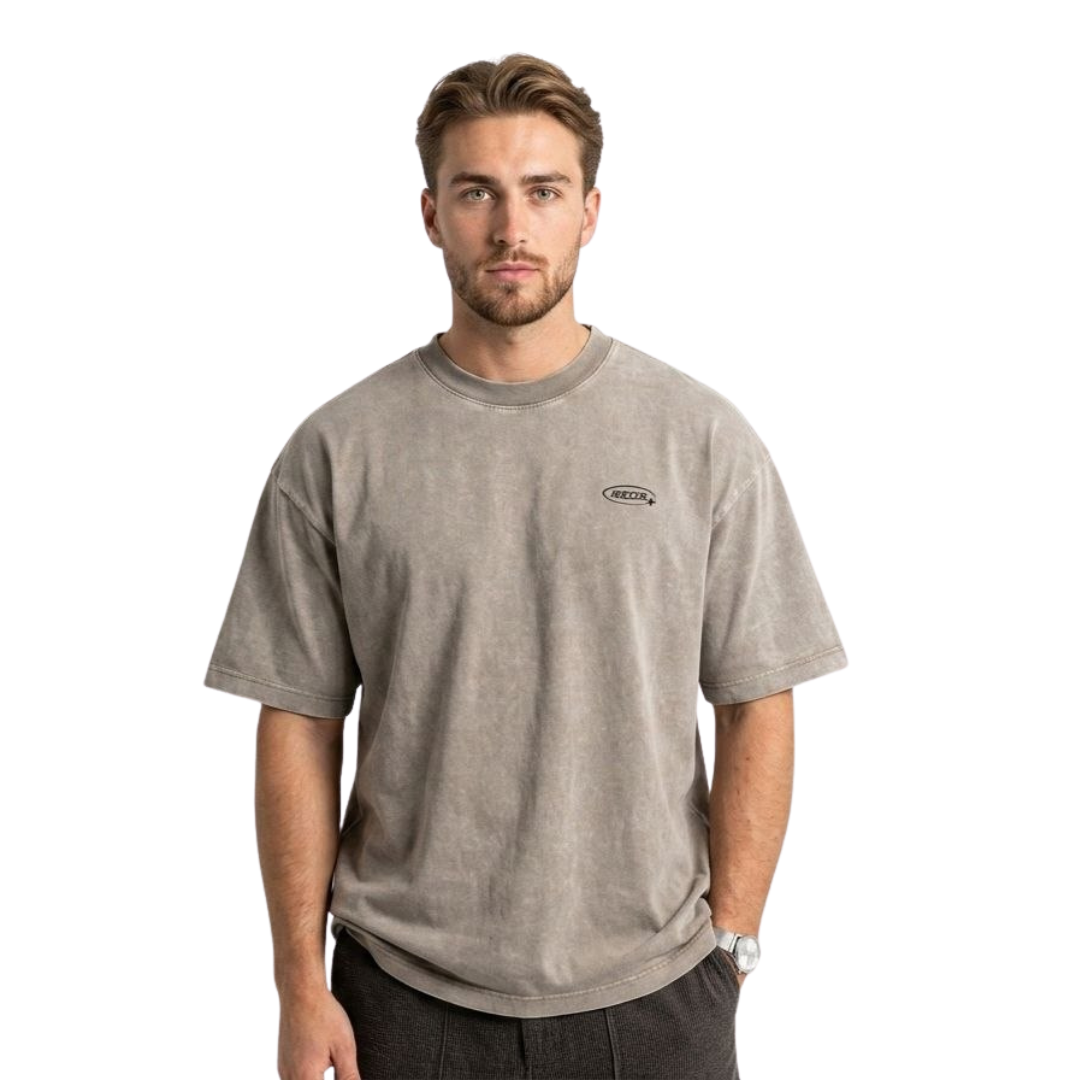 GCDS T-SHIRT MT34 TAUPE