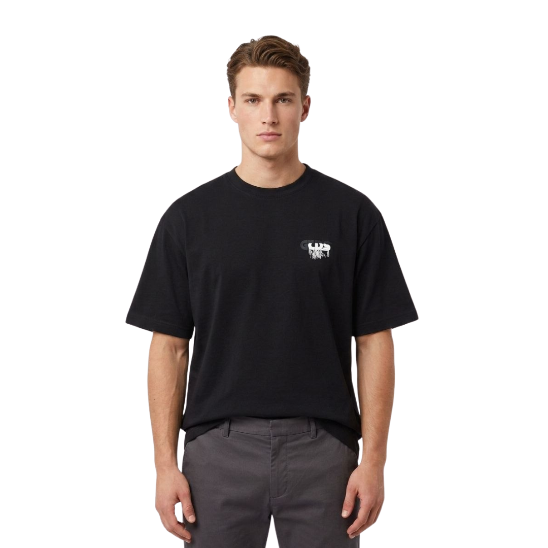 GCDS T-SHIRT MT01 BLACK