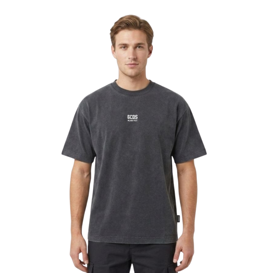 GCDS T-SHIRT MT02 BLACK