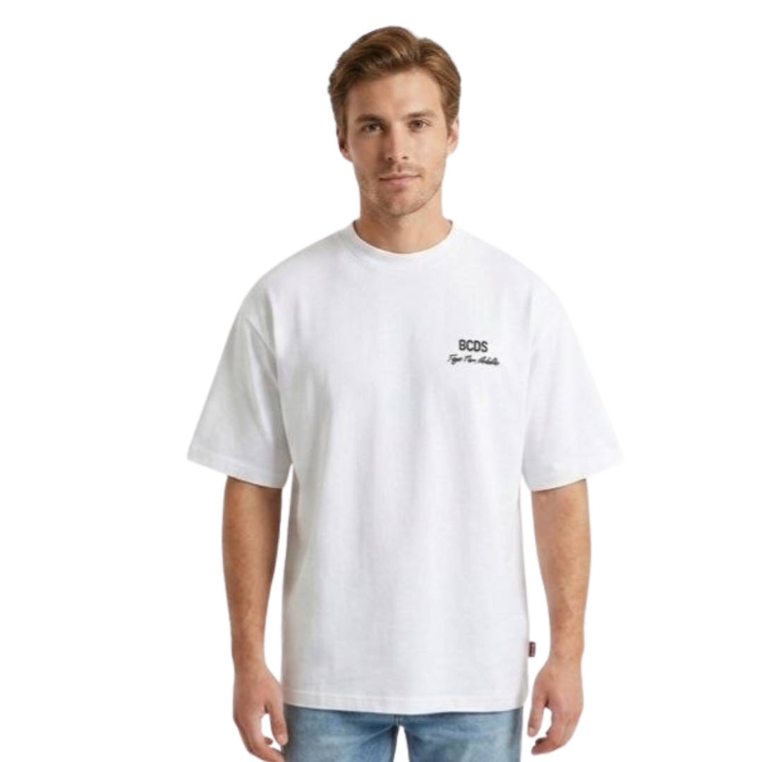 GCDS T-SHIRT MT06 WHITE