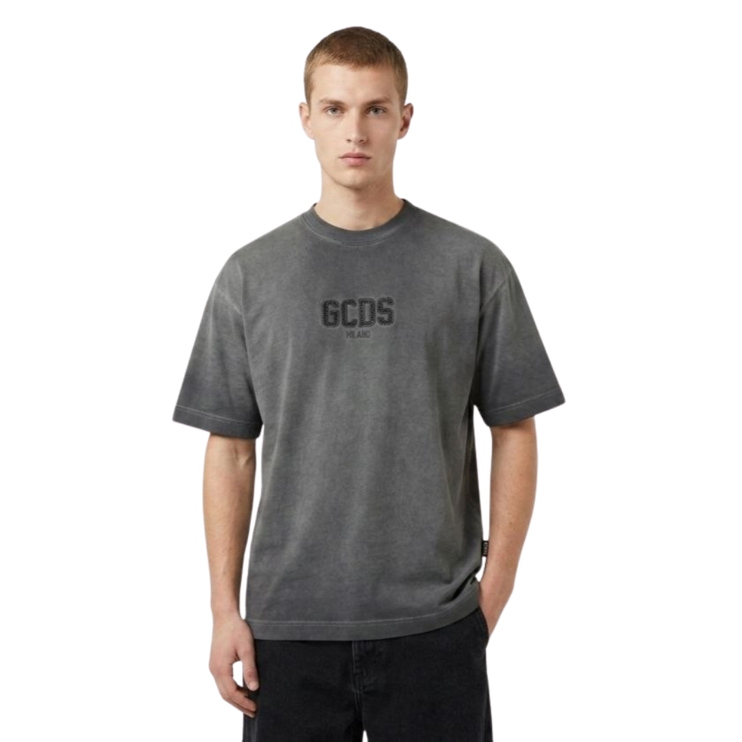 GCDS T-SHIRT MT08 BLACK