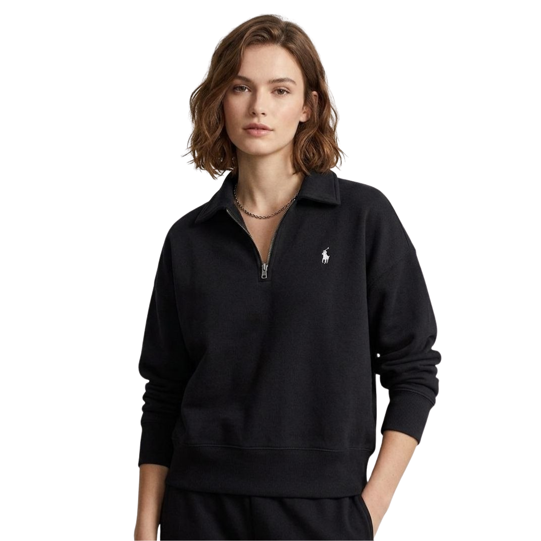 211B18685 001 KNIT-HALF ZIP-SWEATSHIRT