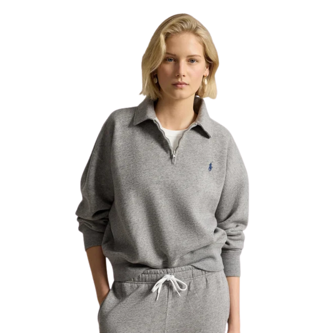 211B18685 004 KNIT-HALF ZIP-SWEATSHIRT