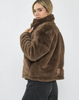 FUR JKT 26172831 BROWN 56